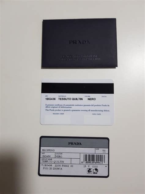 how to authenticate a prada purse|prada authenticity certificate card.